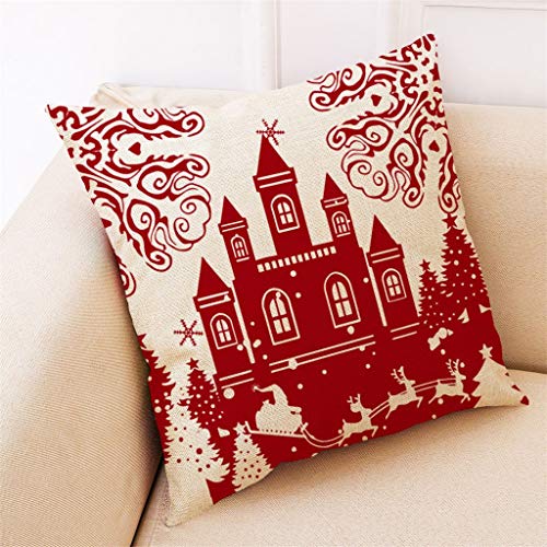 Shan-S Set Of 4 Merry Christmas Decorative Throw Pillow Covers 1