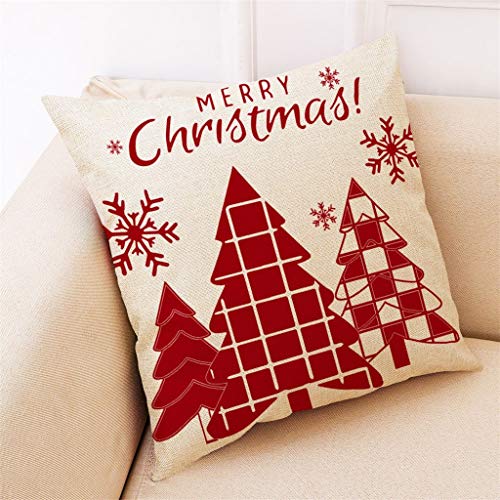 Shan-S Set Of 4 Merry Christmas Decorative Throw Pillow Covers 1