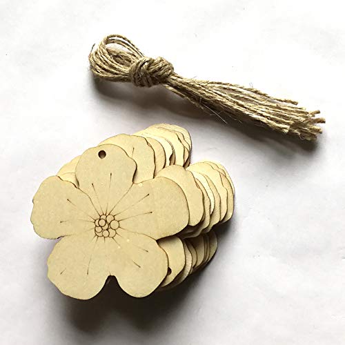 Shan-S 10 Pieces Easter Crafts Wooden Ornaments Unfinished Craft
