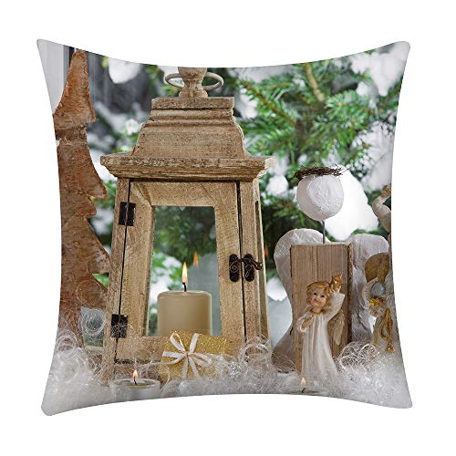 Shan-S Christmas Throw Pillow Covers 18 X 18 45Cm X 45Cm,Set O