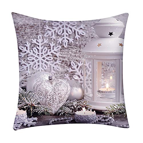 Shan-S Christmas Throw Pillow Covers 18 X 18 45Cm X 45Cm,Set O