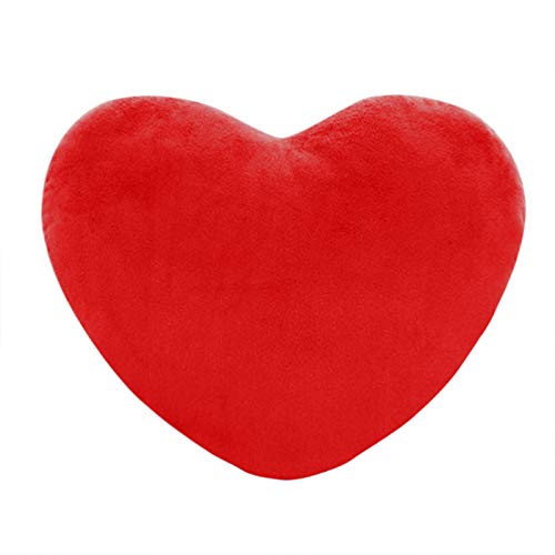 Shan-S Cute Plush Red Heart Pillow, Cushion Toy Throw Pillows Gi