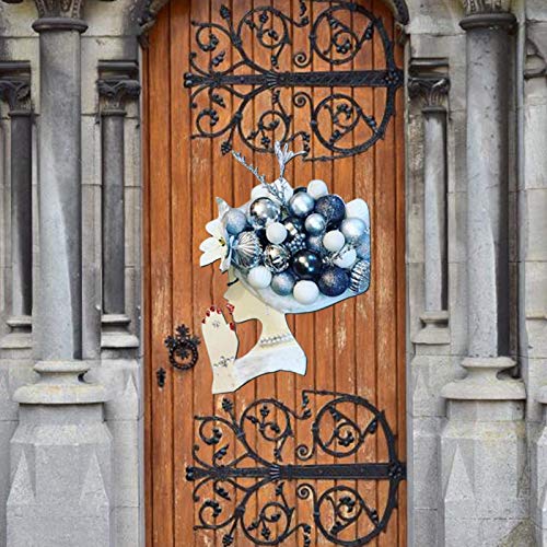 Shan-S Great Mother Wreath,Woman Head Shape Diy Wooden Silhouett