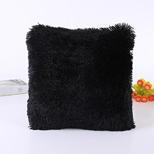 Shan-S Plush Throw Pillow Case, Luxury Soft Sea Lion Velvet Faux