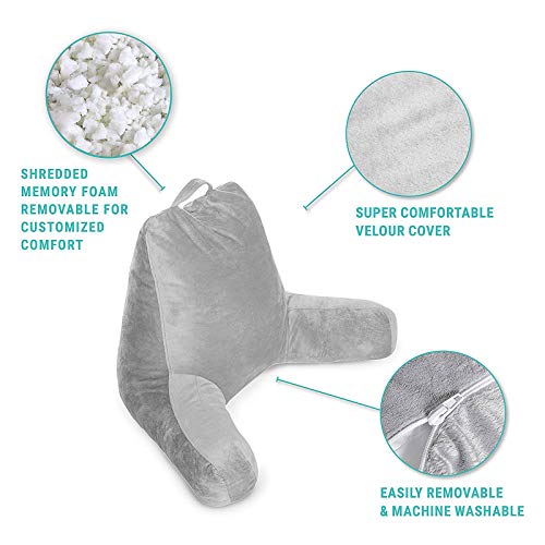 Shan-S Reading Pillow Bed Rest Wedge Large Pillow With Support A