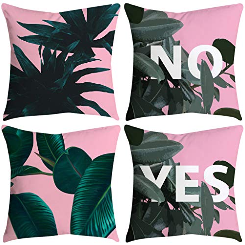Shan-S Set Of 4 Decorative Throw Pillow Covers Geometric Design