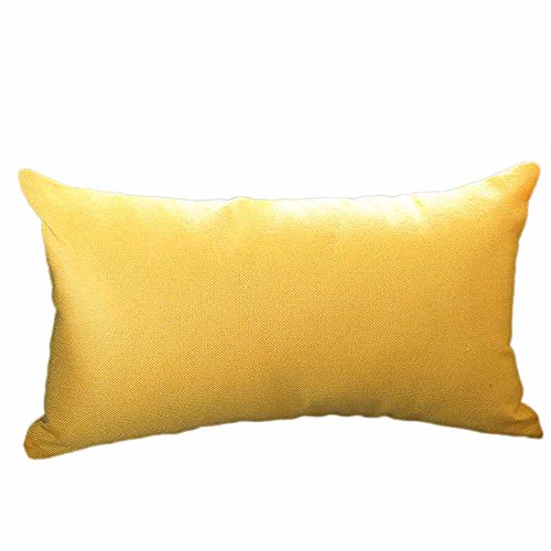 Shan-S Solid Color Pillow Cases Soft Linen Square Decorative Thr