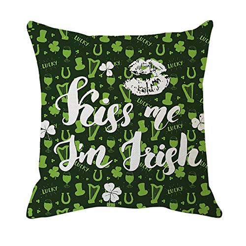 Shan-S St. Patricks Day Pillow Covers, St. Patricks Day Shamro