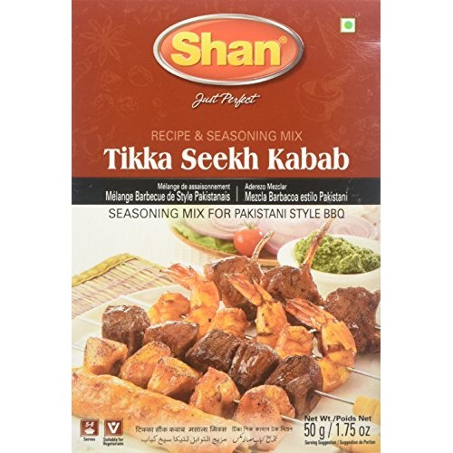 Shan Tikka Seekh Kabab Bbq Mix, 1.75 Ounce Pack Of 6