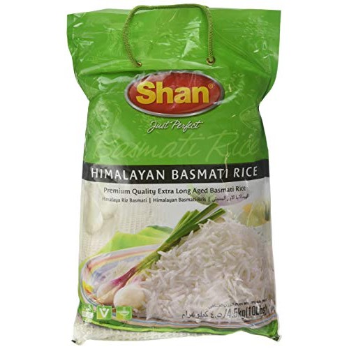 Shan Premium Quality Kernel Basmati Rice 10 Lbs Bag - Extra Long