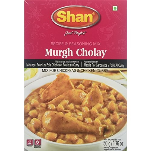 Shan Murgh Cholay Curry Mix - 50 Gms X 6 Pcs