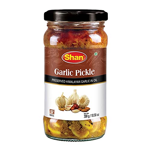 Shan Garlic Pickle 10.58 Oz 300G - Preserved Himalayan Garlic