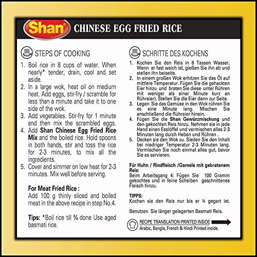 Shan Chinese Egg Fried Rice Oriental Seasoning Mix 1.23 Oz 35G