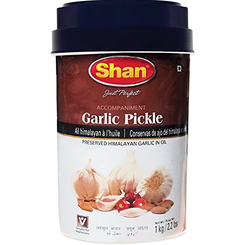 Shan - Garlic Pickle, 1 Kg 2.2 Lb