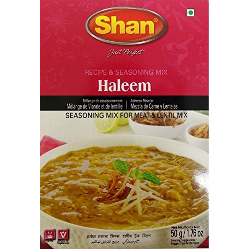 Shan Haleem Seasoning Mix For Meat And Lentils - Pack Of 6 50 G