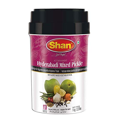 Shan Hyderabadi Mixed Pickle 35.27 Oz 1000G - Hot And Spicy Mi