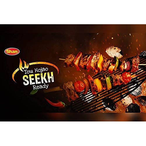 Shan Seekh Kabab Recipe And Seasoning Mix - 50G Spice Powder - N