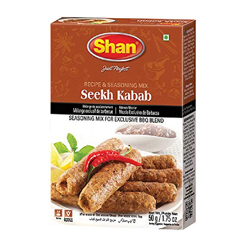Shan Seekh Kabab Recipe And Seasoning Mix - 50G Spice Powder - N