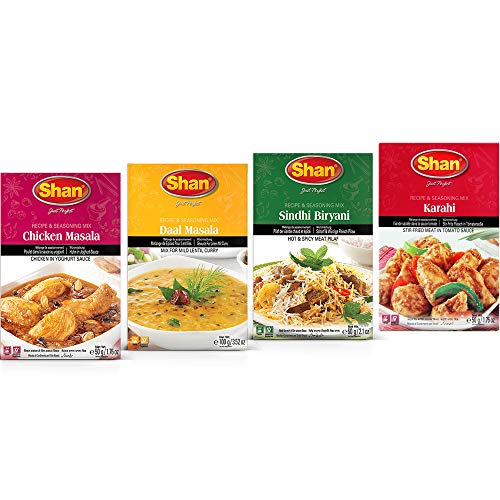 Shan - Spice Mix Combo #5 Chicken Masala, Karahi, Daal Masala,