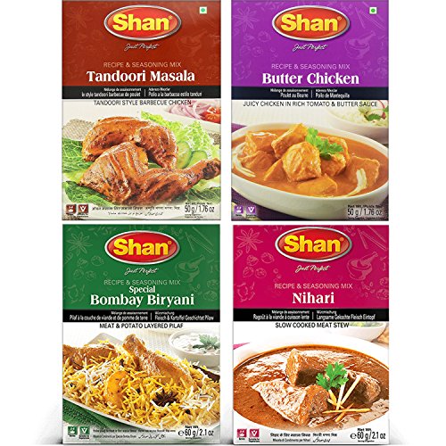 Shan Spices - Variety Combo #1 Tandoori, Butter Chicken, Bombay