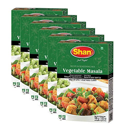 Shan Vegetable Masala Recipe And Seasoning Mix Bundle - 100G Spi