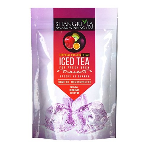 Shangri-La Tea Company Iced, Tropical Passion Decaf, Unsweetened