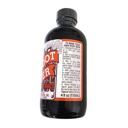 Shanks Root Beer Extract, 4 Fl Oz Shanks Root Beer Extract, 4 Fl Oz