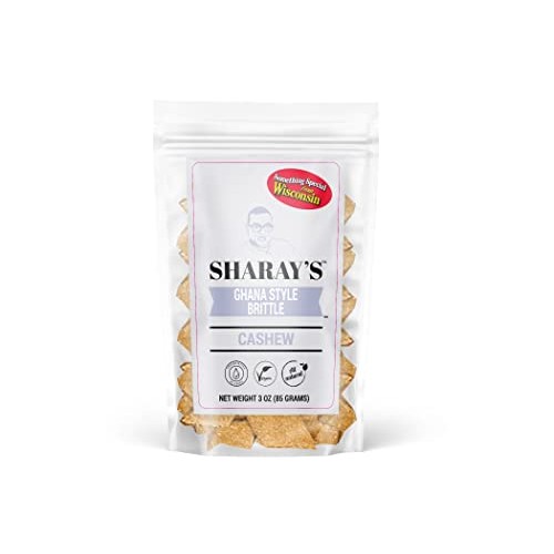 SHARAYS Cashew Brittle - Ghana Style Brittle. More Nuts with Le...