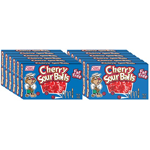 Shari Candies Cherry Sour Balls - Sour Cherry Candy Balls - Soft
