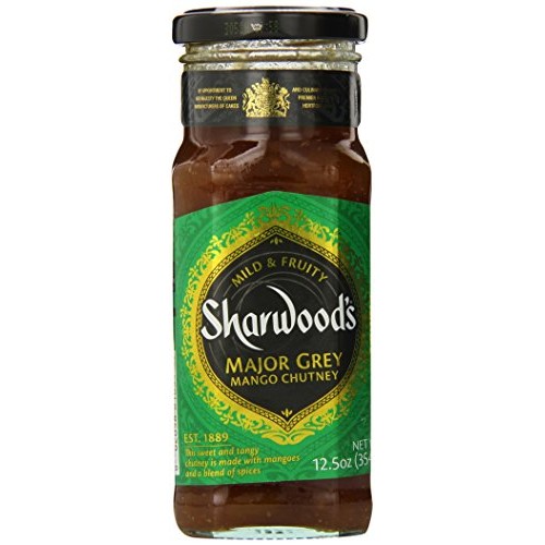 Sharwoods Mango Chutney, Ff, Major Grey, 12.5 Ounce Pack Of 6