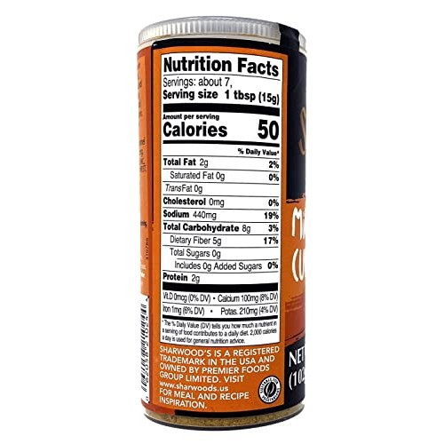 Sharwoods Mild Curry Powder, 3.6 oz 102g, Pack of 2