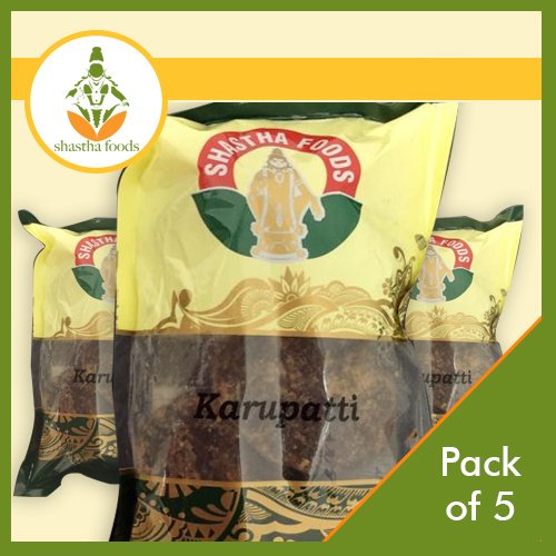 Shastha Palm Sugar Pack Of 5 Each 500 Gms