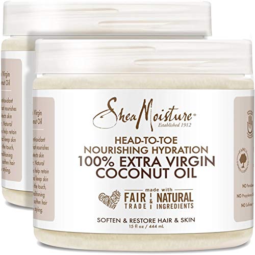 Shea Moisture 100% Xtra-Virgin Coconut Oil 15 Ounce Head-To-Toe