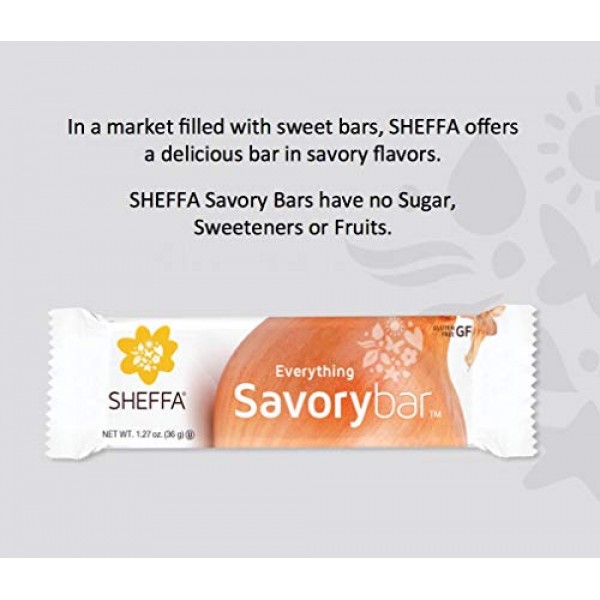 Sheffa Savory bar Everything Seasoning 1.27 Oz 12 Pack Sugar F...