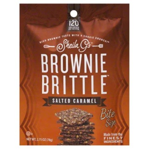 Sheila Gs Salted Caramel Brownie Brittle, 2.75 Ounce - 8 Per Case.