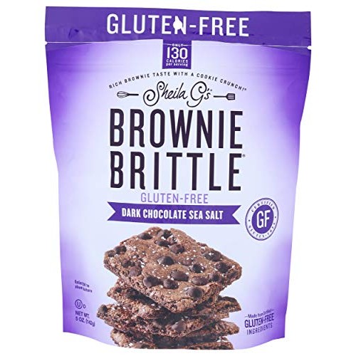 Sheila Gs Dark Chocolate Sea Salt Brownie Brittle, 5 Oz