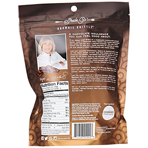 Sheila Gs Brownie Brittle, Chocolate Chip, 5 Oz