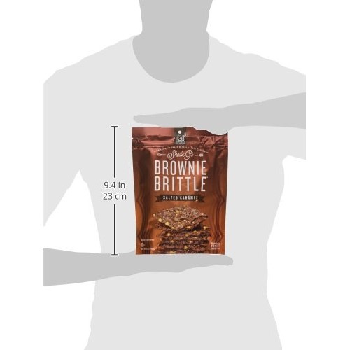 Sheila Gs Brownie Brittle, Salted Caramel, 5-Ounce Pack Of 6