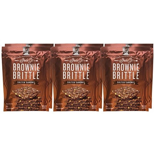 Sheila Gs Brownie Brittle, Salted Caramel, 5-Ounce Pack Of 6