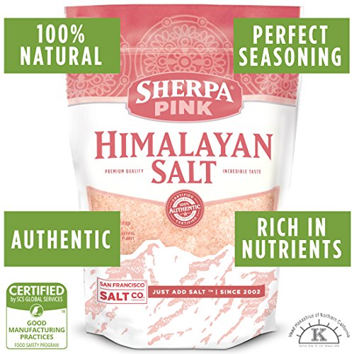 Sherpa Pink Gourmet Himalayan Salt - 10 Lb. Bulk Bag Extra-Fine