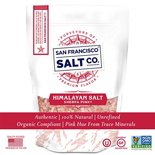 Sherpa Pink Himalayan Salt - 10 Lbs. Coarse Bulk Bag - For Grind
