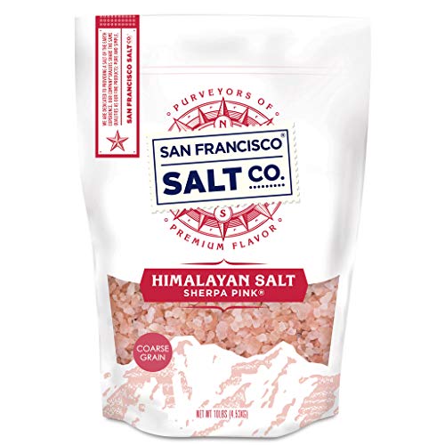 Sherpa Pink Himalayan Salt - 10 Lbs. Coarse Bulk Bag - For Grind