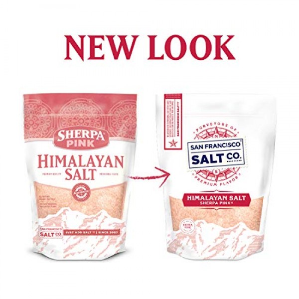 Sherpa Pink Gourmet Himalayan Salt - 2 lbs. Powder Grain