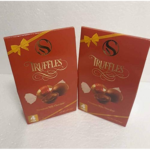 Premium Milk Chocolate Truffles 2 Packs ~ 4 Pcs Each