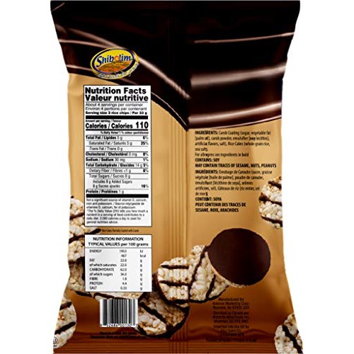 Shibolim Gluten Free Carob Coated Rice Cakes With A Touch Of Sea