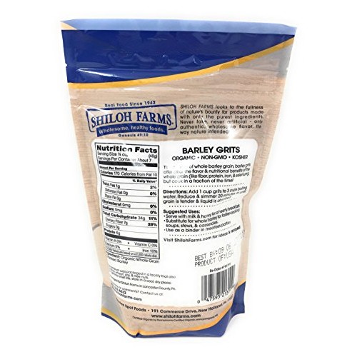Shiloh Farms Organic Barley Grits -- 12 Oz - 2 Pc
