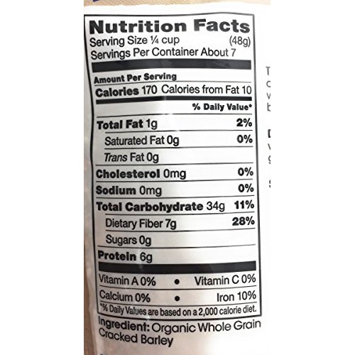 Shiloh Farms Organic Barley Grits -- 12 Oz - 2 Pc