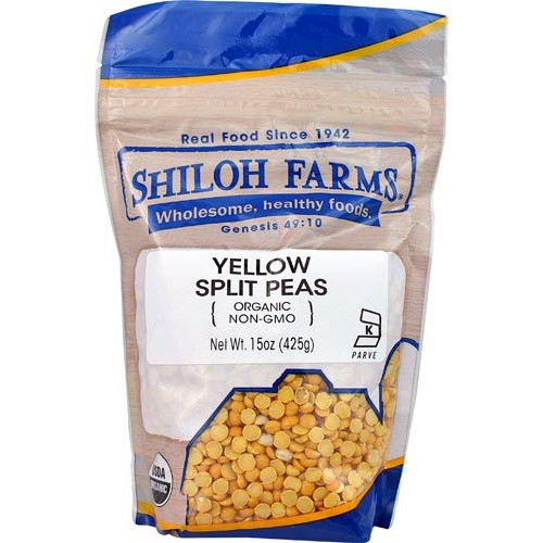 Shiloh Farms Organic Yellow Split Peas -- 15 Oz - 2 Pc