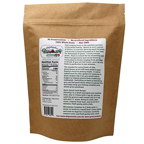 Shipetaukin Fonio African Supergrain: A Quick Cooking Whole Grai