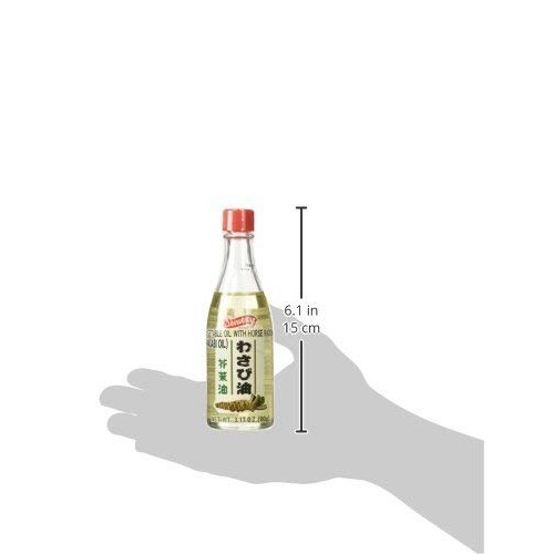 Shirakiku Vegetable Oil With Horse Radish Wasabi Oil In 3.17Oz